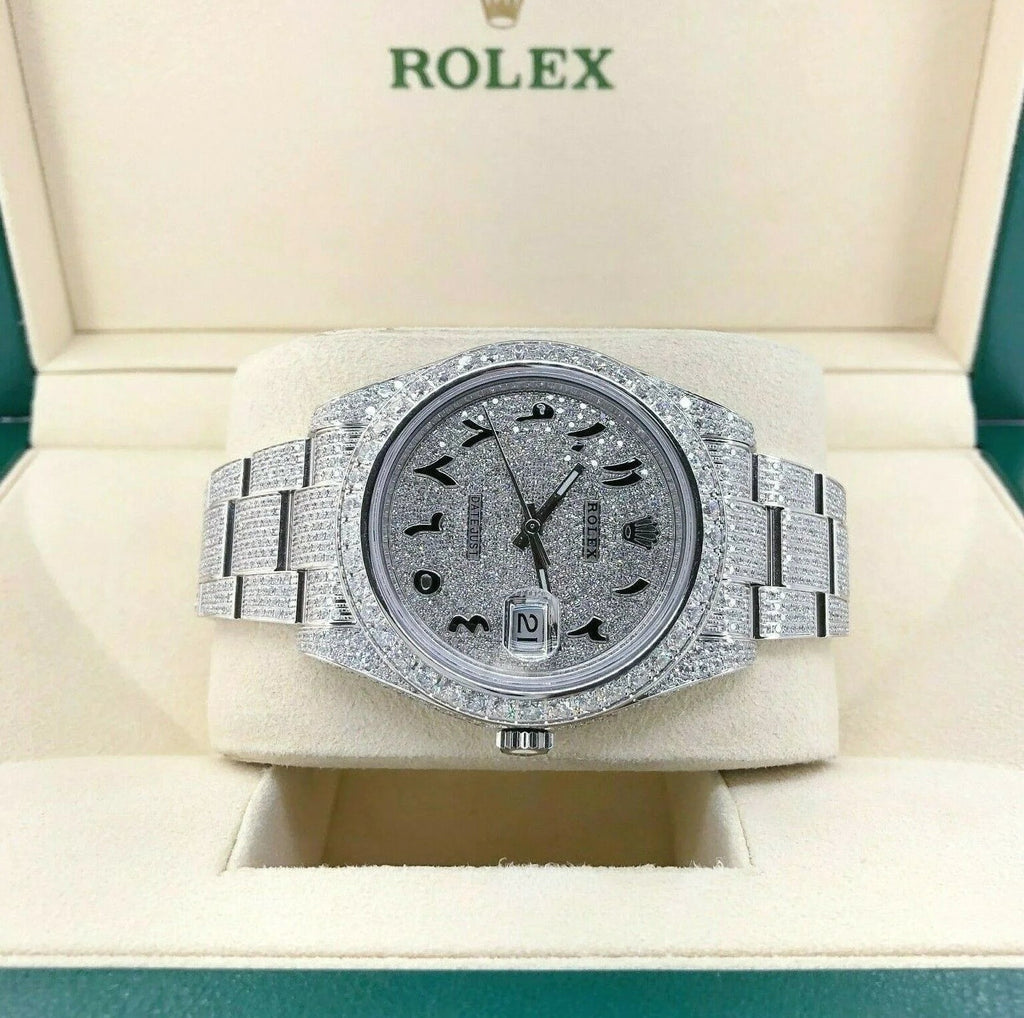 VVS-1 41mm arabic numerals date-just oyster