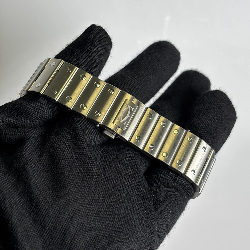 Santos 41mm White Dial