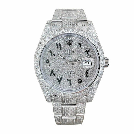 VVS-1 41mm arabic numerals date-just oyster